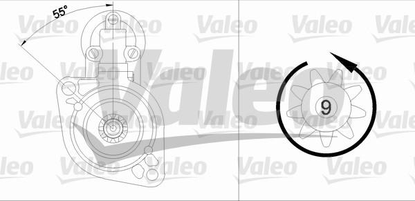 Valeo 455625 - Стартер autosila-amz.com