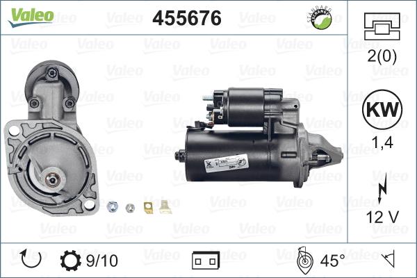 Valeo 455676 - Стартер autosila-amz.com