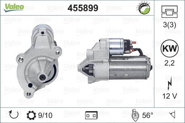 Valeo 455899 - Стартер autosila-amz.com