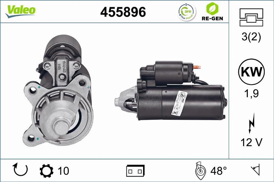 Valeo 455896 - Стартер autosila-amz.com