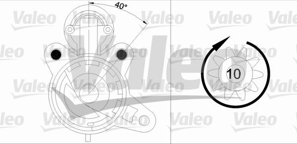 Valeo 455893 - Стартер autosila-amz.com