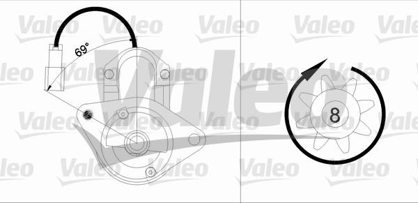 Valeo 455884 - Стартер autosila-amz.com