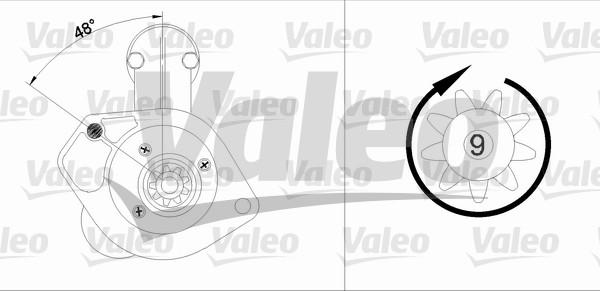 Valeo 455886 - Стартер autosila-amz.com