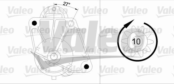 Valeo 455741 - Стартер autosila-amz.com