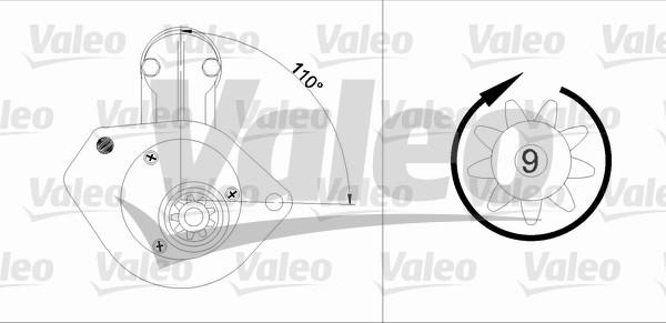 Valeo 455743 - Стартер autosila-amz.com