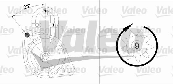 Valeo 455736 - Стартер autosila-amz.com