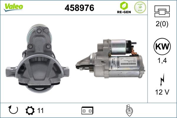 Valeo 458976 - Стартер autosila-amz.com