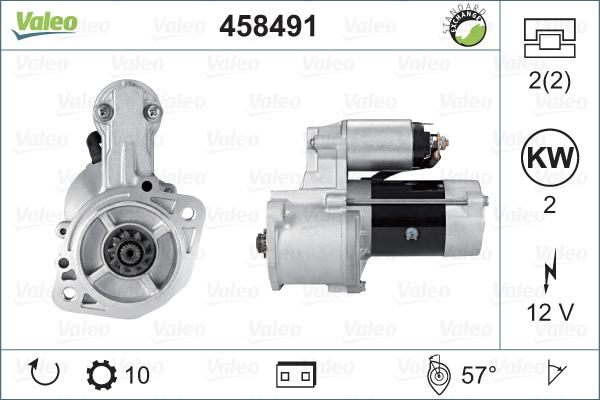 Valeo 458491 - Стартер autosila-amz.com