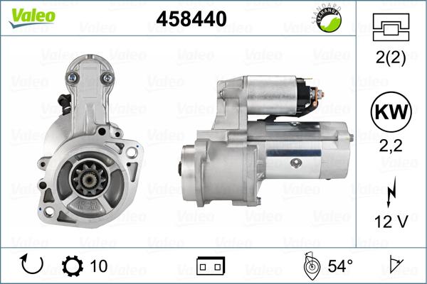 Valeo 458440 - Стартер autosila-amz.com