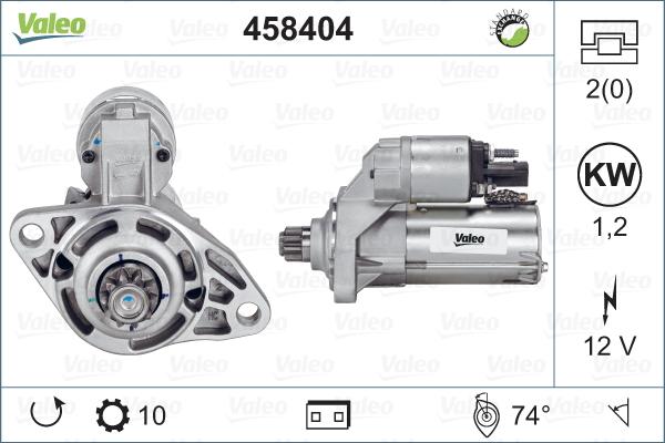 Valeo 458 404 - Стартер autosila-amz.com