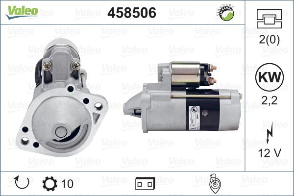 Valeo 458506 - Стартер autosila-amz.com