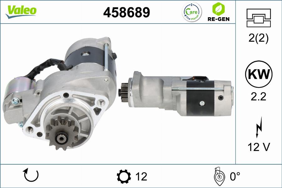 Valeo 458689 - Стартер autosila-amz.com