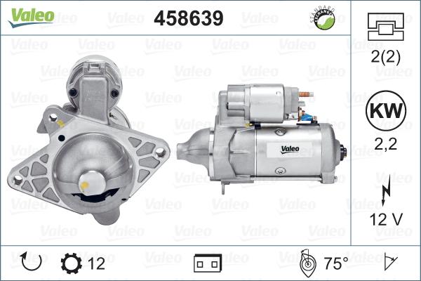 Valeo 458639 - Стартер autosila-amz.com