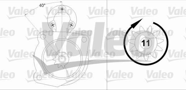 Valeo 458198 - Стартер autosila-amz.com