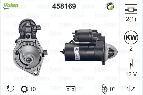 Valeo 458169 - Стартер autosila-amz.com