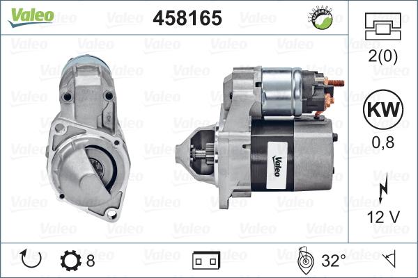 Valeo 458165 - Стартер autosila-amz.com