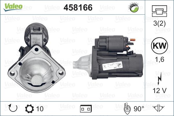 Valeo 458166 - Стартер autosila-amz.com