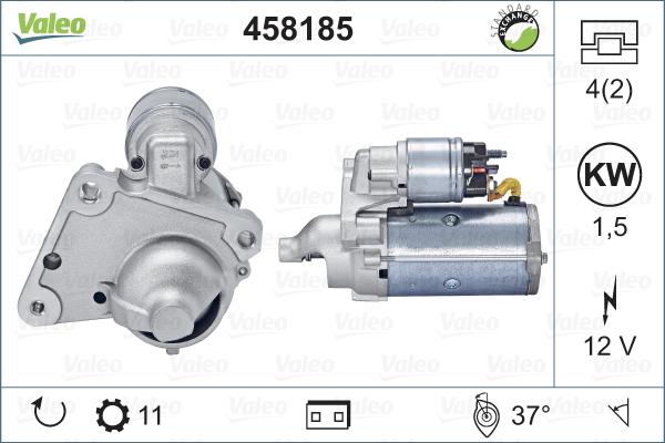 Valeo 458185 - Стартер autosila-amz.com