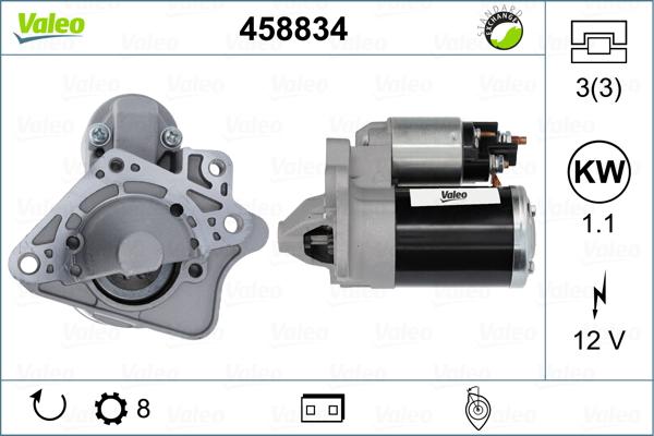 Valeo 458834 - Стартер autosila-amz.com