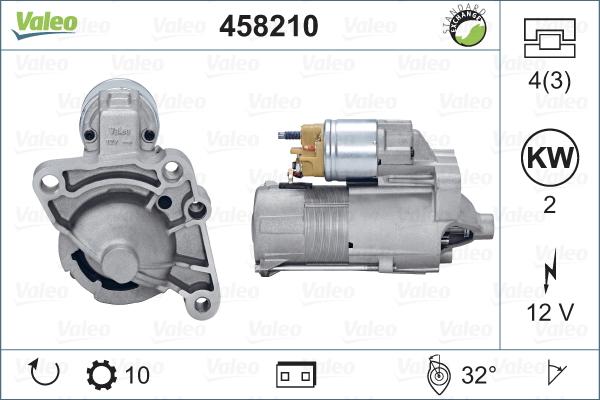 Valeo 458210 - Стартер autosila-amz.com