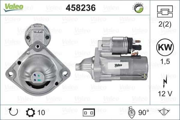 Valeo 458236 - Стартер autosila-amz.com