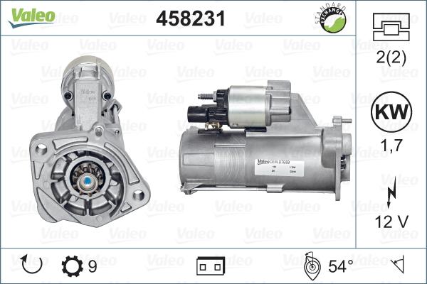 Valeo 458231 - Стартер autosila-amz.com