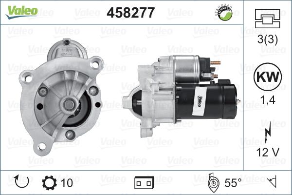 Valeo 458277 - Стартер autosila-amz.com