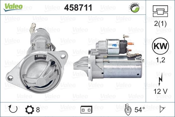 Valeo 458711 - Стартер autosila-amz.com