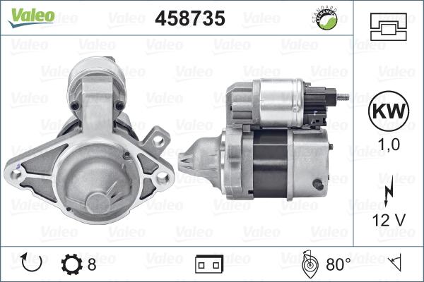 Valeo 458735 - Стартер autosila-amz.com