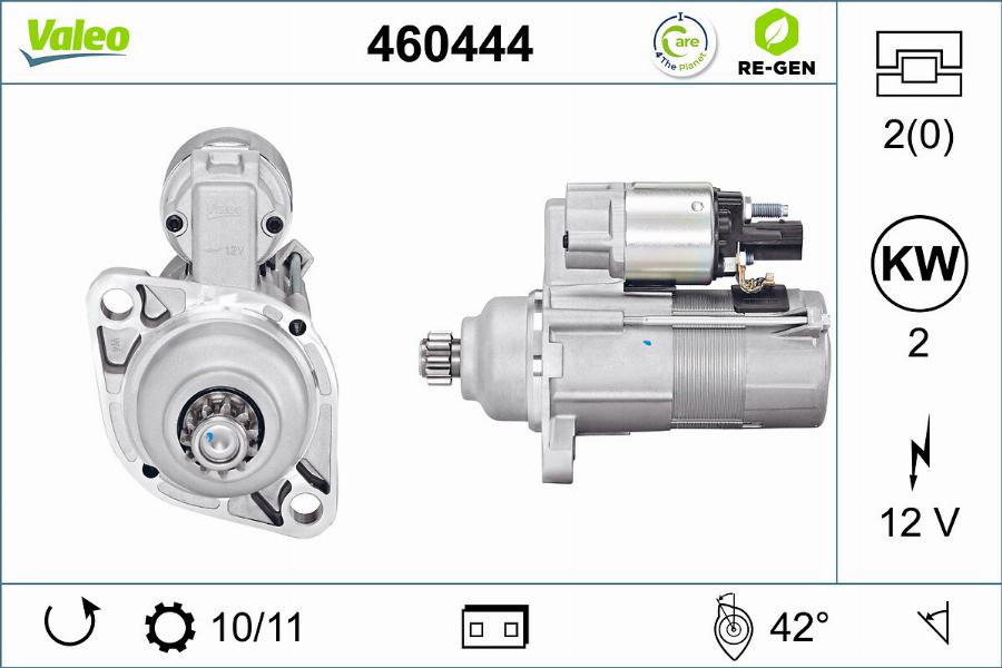 Valeo 460444 - Стартер autosila-amz.com