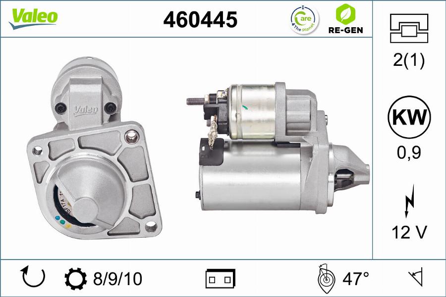 Valeo 460445 - Стартер autosila-amz.com