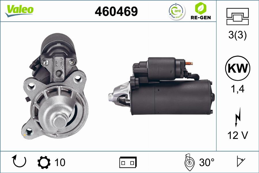 Valeo 460469 - Стартер autosila-amz.com