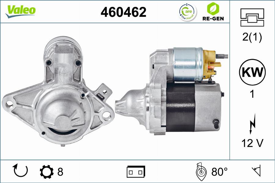 Valeo 460462 - Стартер autosila-amz.com