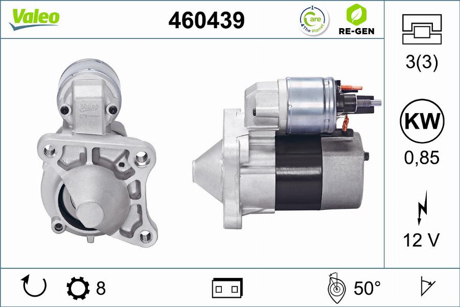 Valeo 460439 - Стартер autosila-amz.com