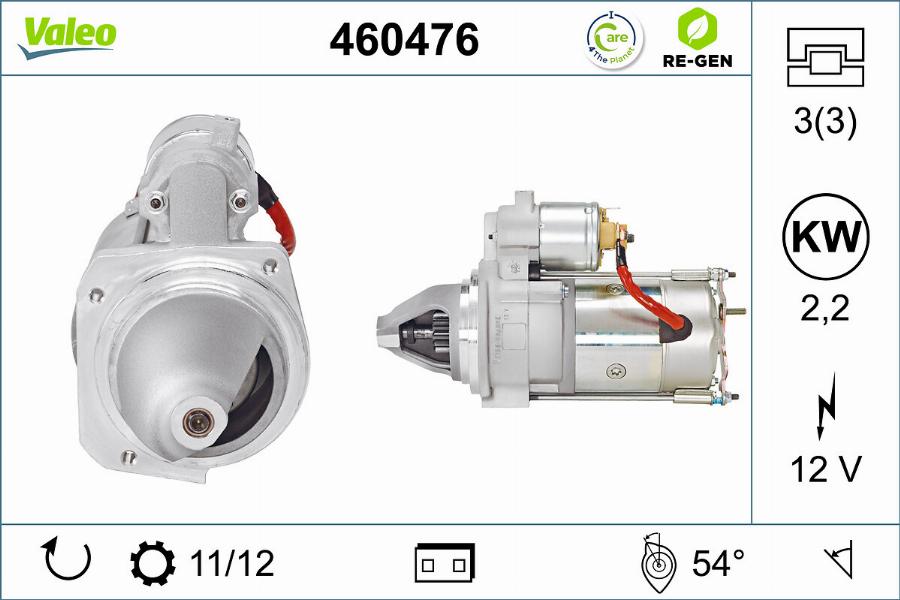 Valeo 460476 - Стартер autosila-amz.com