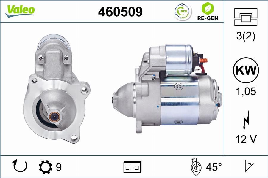 Valeo 460509 - Стартер autosila-amz.com