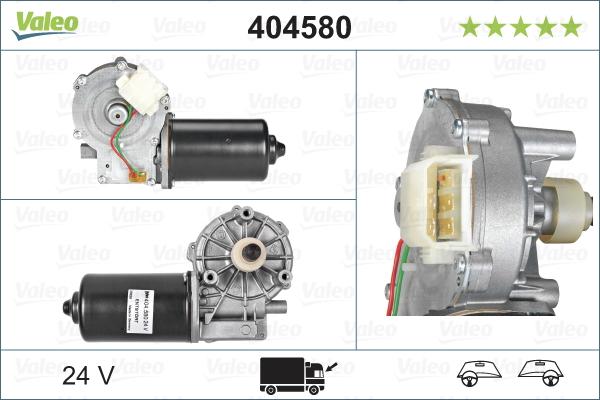 Valeo 404580 - Двигатель стеклоочистителя autosila-amz.com