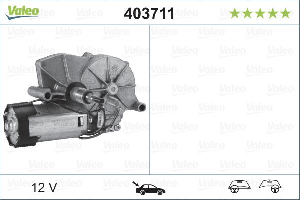 Valeo 403711 - Двигатель стеклоочистителя autosila-amz.com