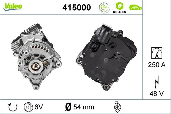 Valeo 415000 - Пусковой генератор autosila-amz.com