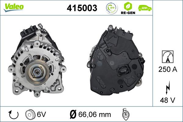 Valeo 415003 - Пусковой генератор autosila-amz.com