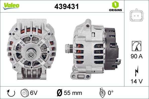 Valeo 439431 - Генератор autosila-amz.com