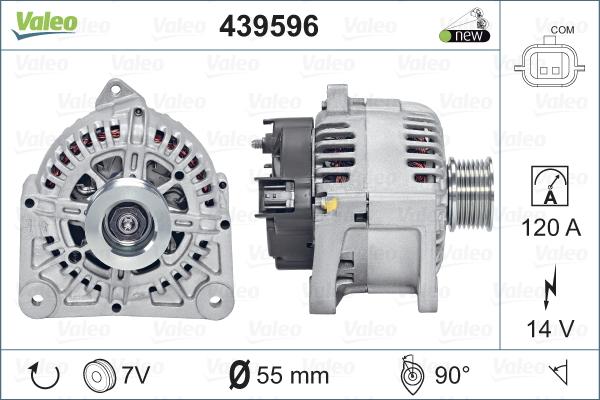 Valeo 439596 - Генератор autosila-amz.com