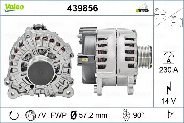 Valeo 439856 - Генератор autosila-amz.com