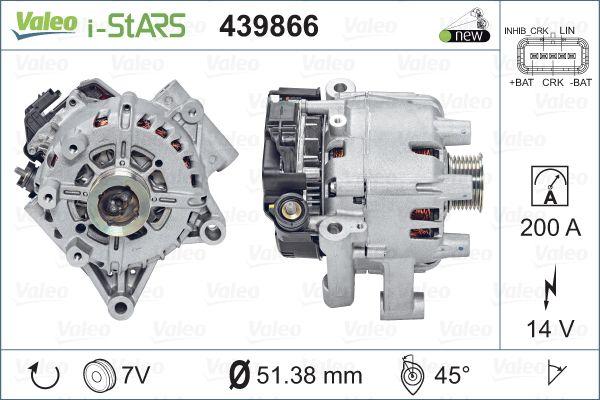 Valeo 439866 - Пусковой генератор autosila-amz.com