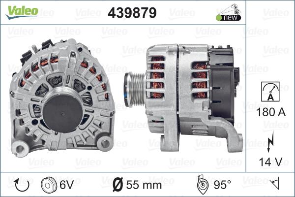 Valeo 439879 - Генератор autosila-amz.com