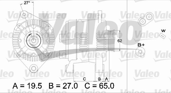 Valeo 436469 - Генератор autosila-amz.com