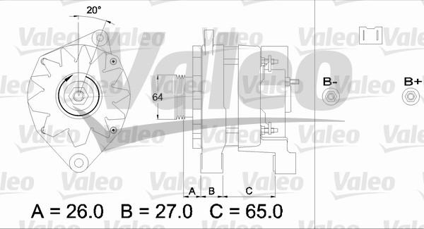 Valeo 436461 - Генератор autosila-amz.com