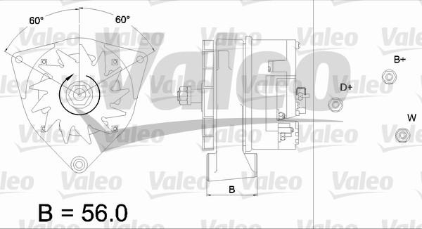 Valeo 436420 - Генератор autosila-amz.com