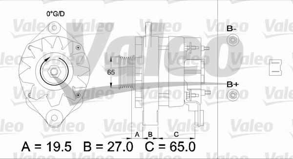 Valeo 436594 - Генератор autosila-amz.com