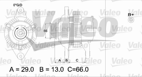 Valeo 436548 - Генератор autosila-amz.com